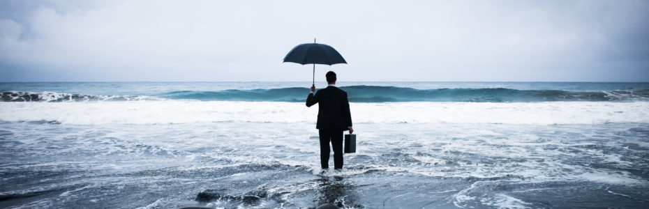 Lonely Businessman Alone in the Beach Lonely Businessman Alone in the Beach